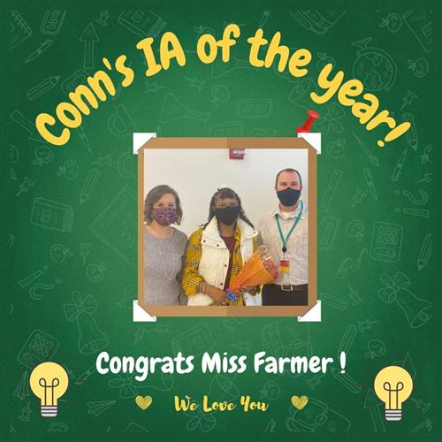 2021-2022 Instructional Assistant of the year